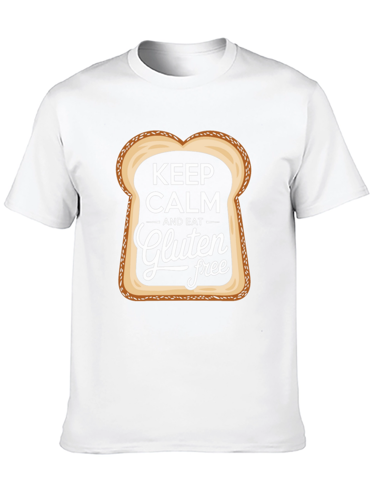 Keep Calm & Eat Gluten Free Funny T-Shirt