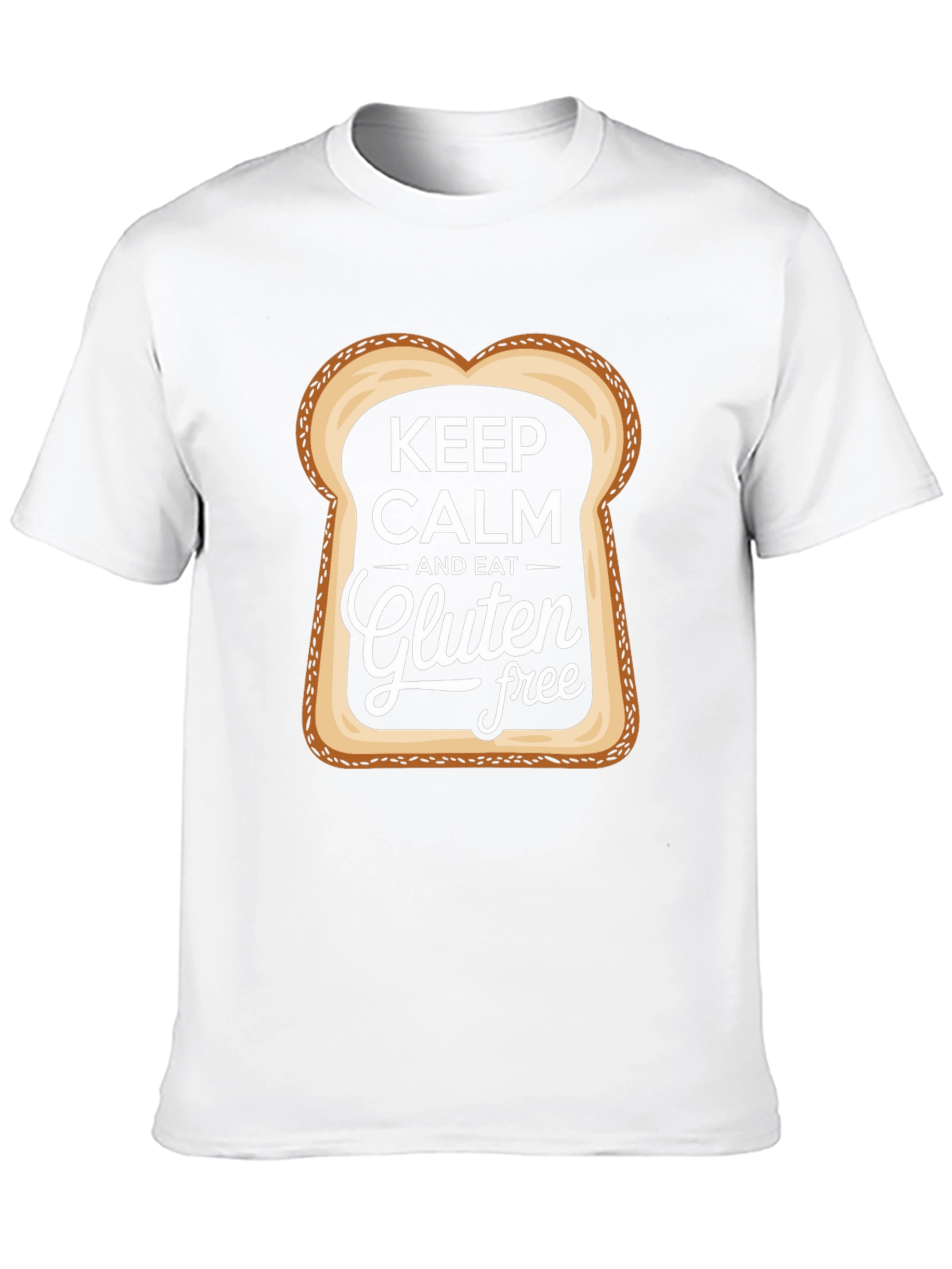 Keep Calm & Eat Gluten Free Funny T-Shirt