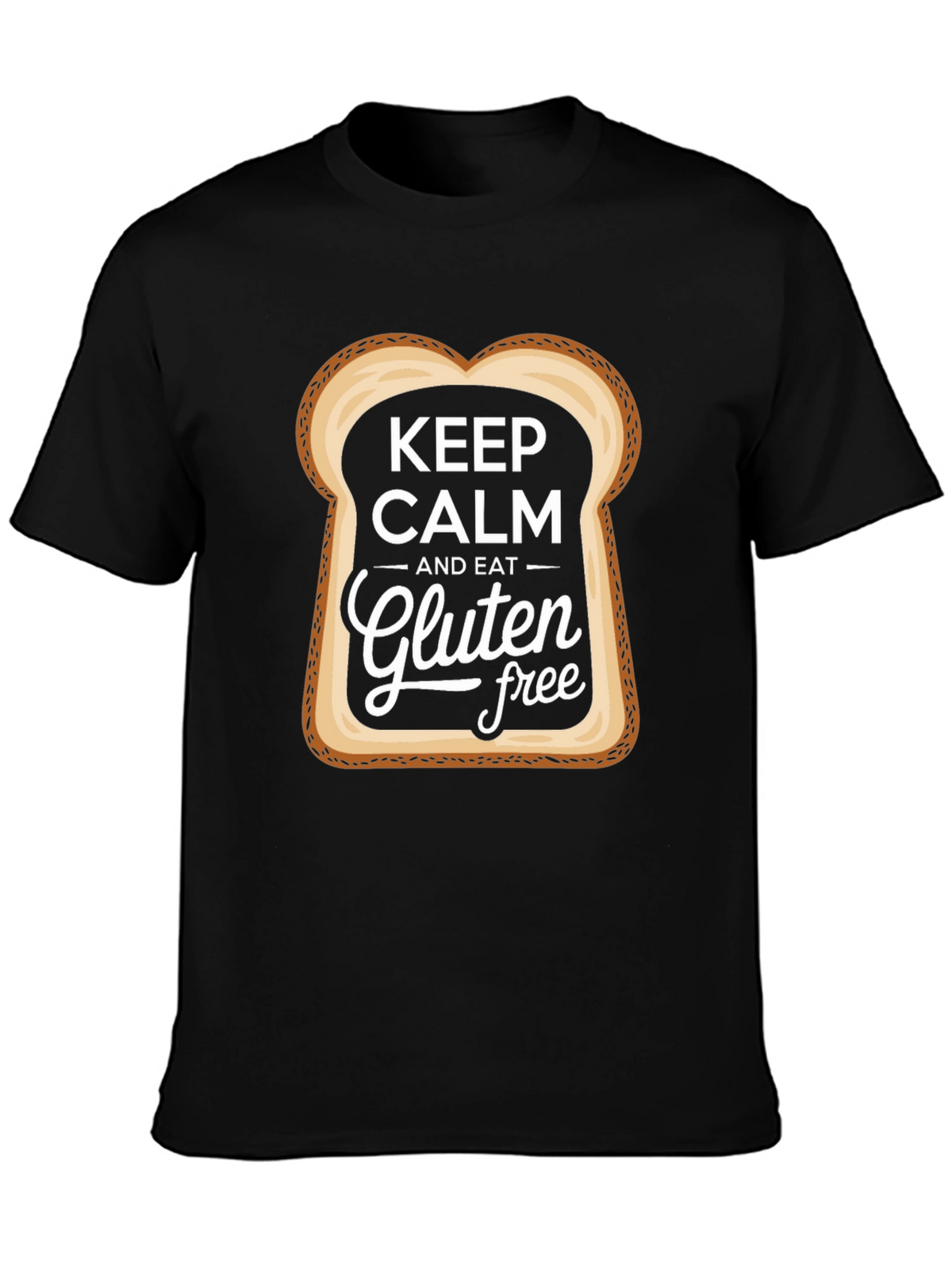 Keep Calm & Eat Gluten Free Funny T-Shirt