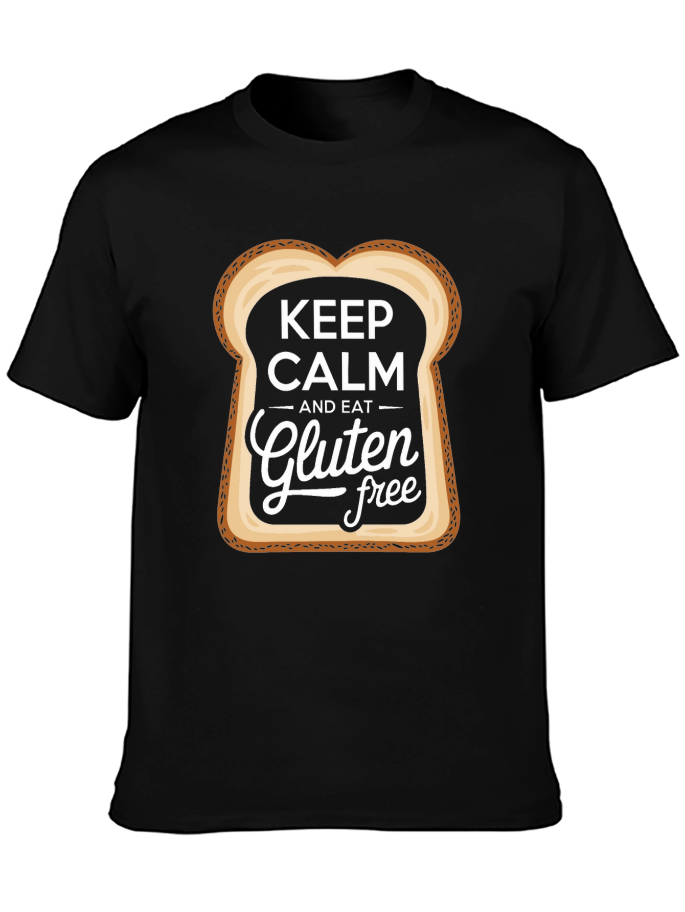 Keep Calm & Eat Gluten Free Funny T-Shirt