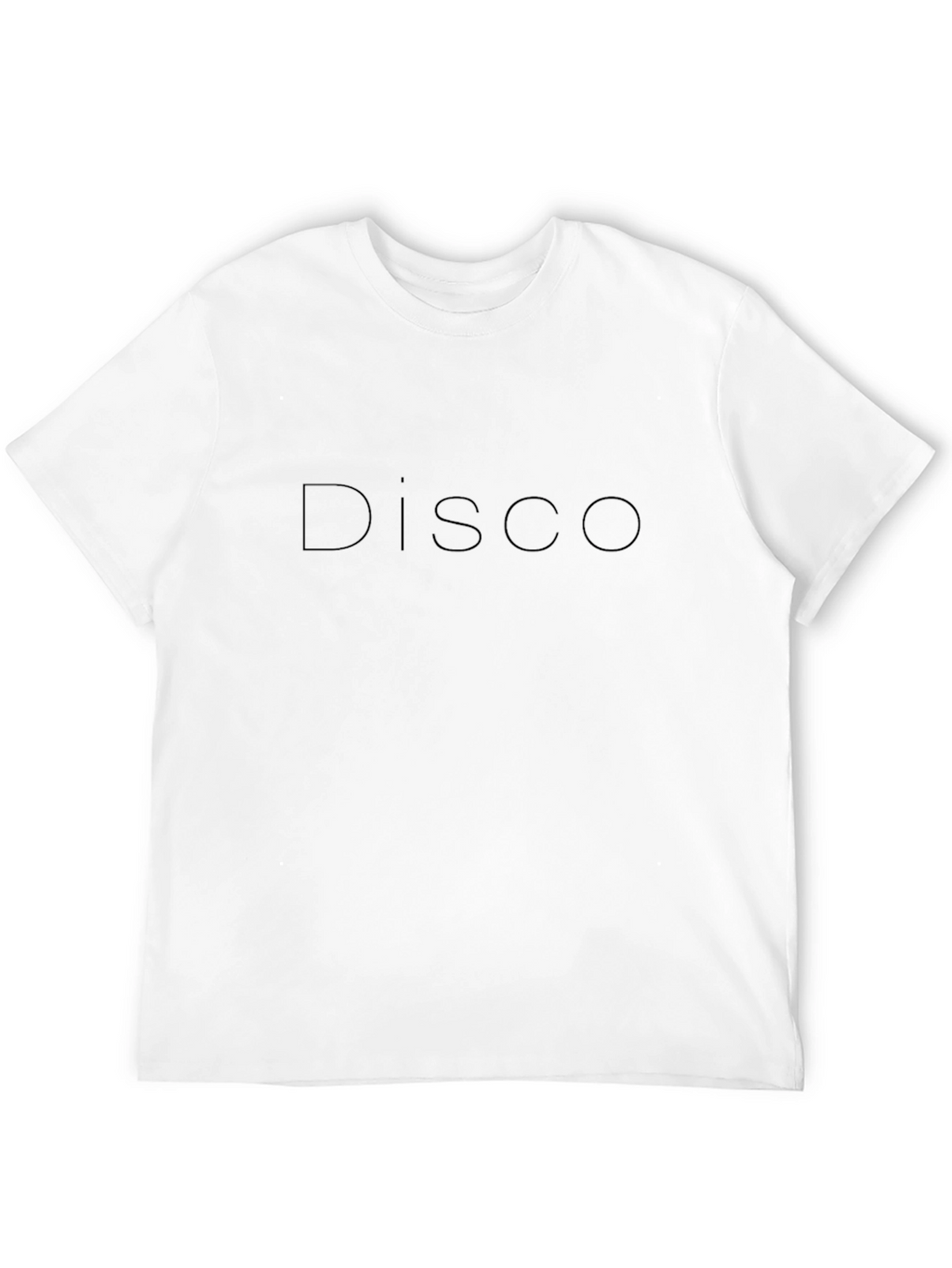 Mens Black Disco Graphic T-Shirt