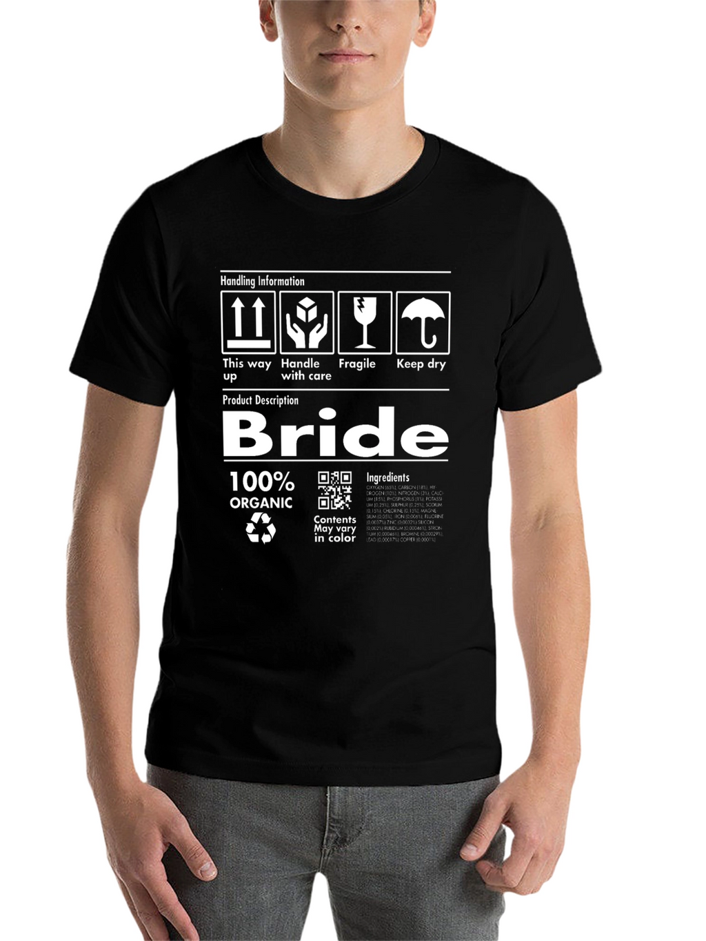Bride Organic Graphic Novelty T-Shirt