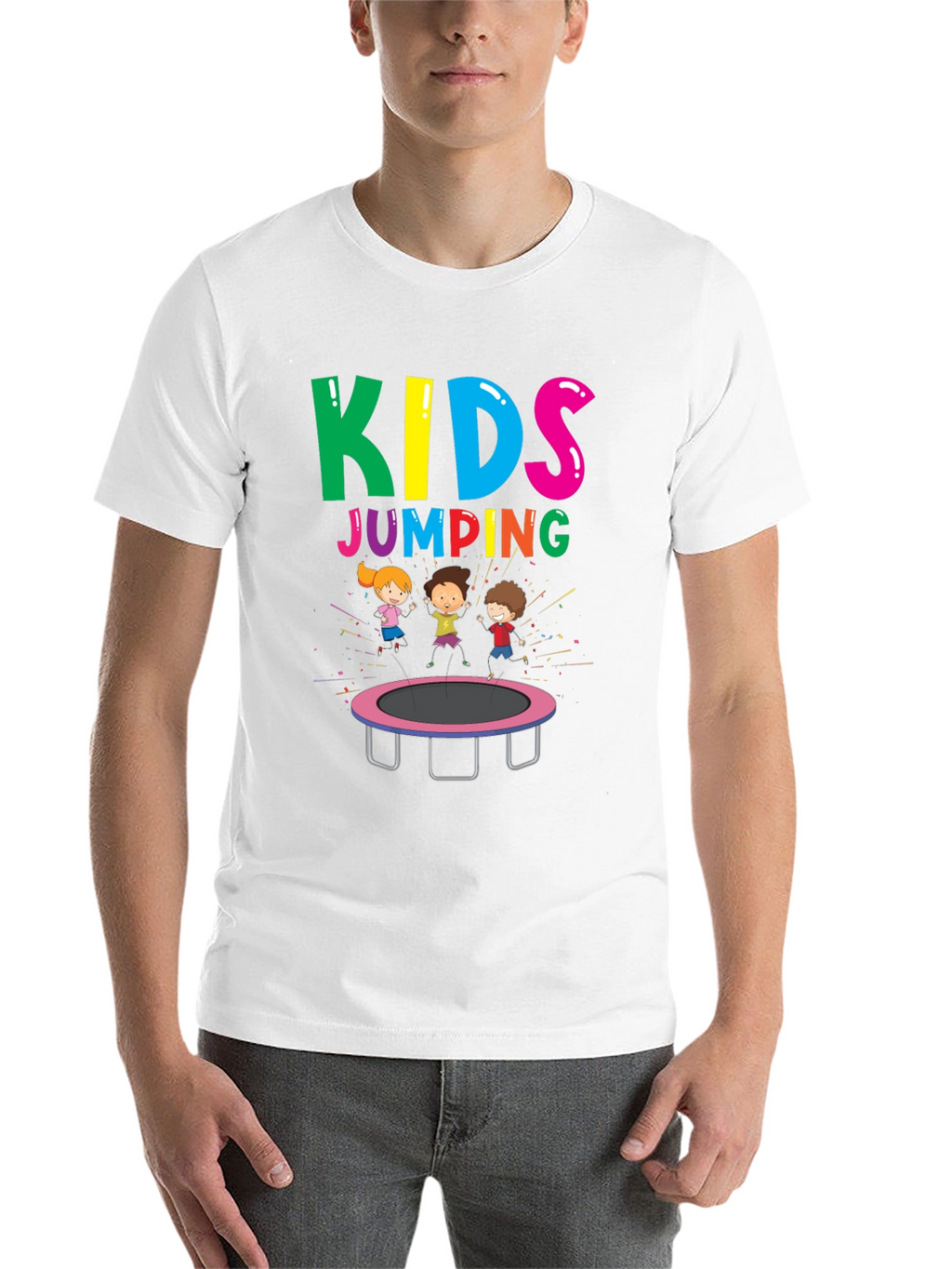 Kids Jumping T-Shirt - Fun Graphic Tee