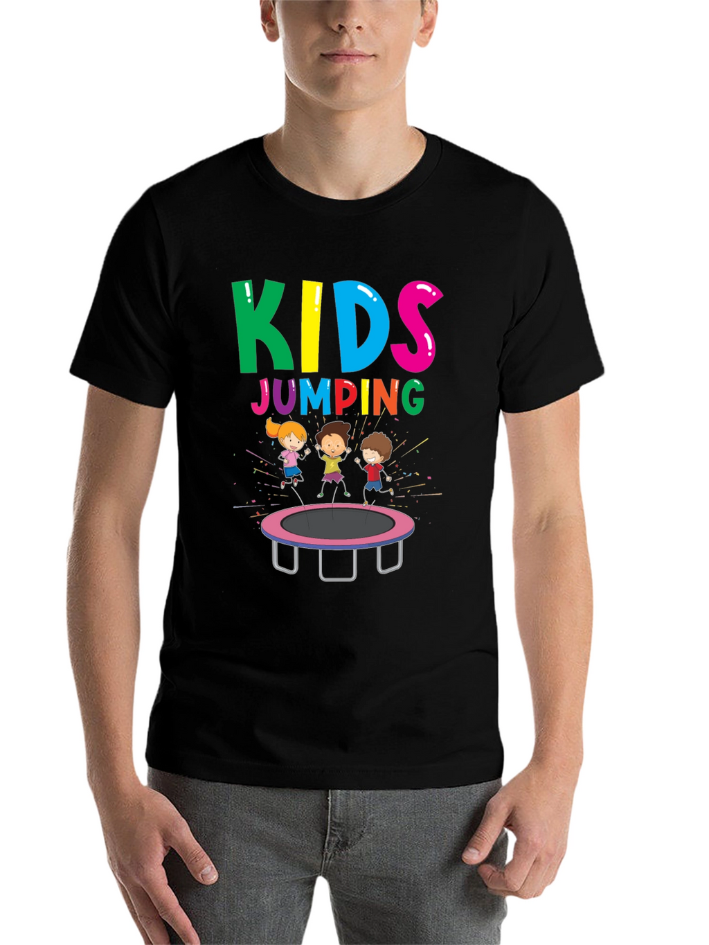 Kids Jumping T-Shirt - Fun Graphic Tee