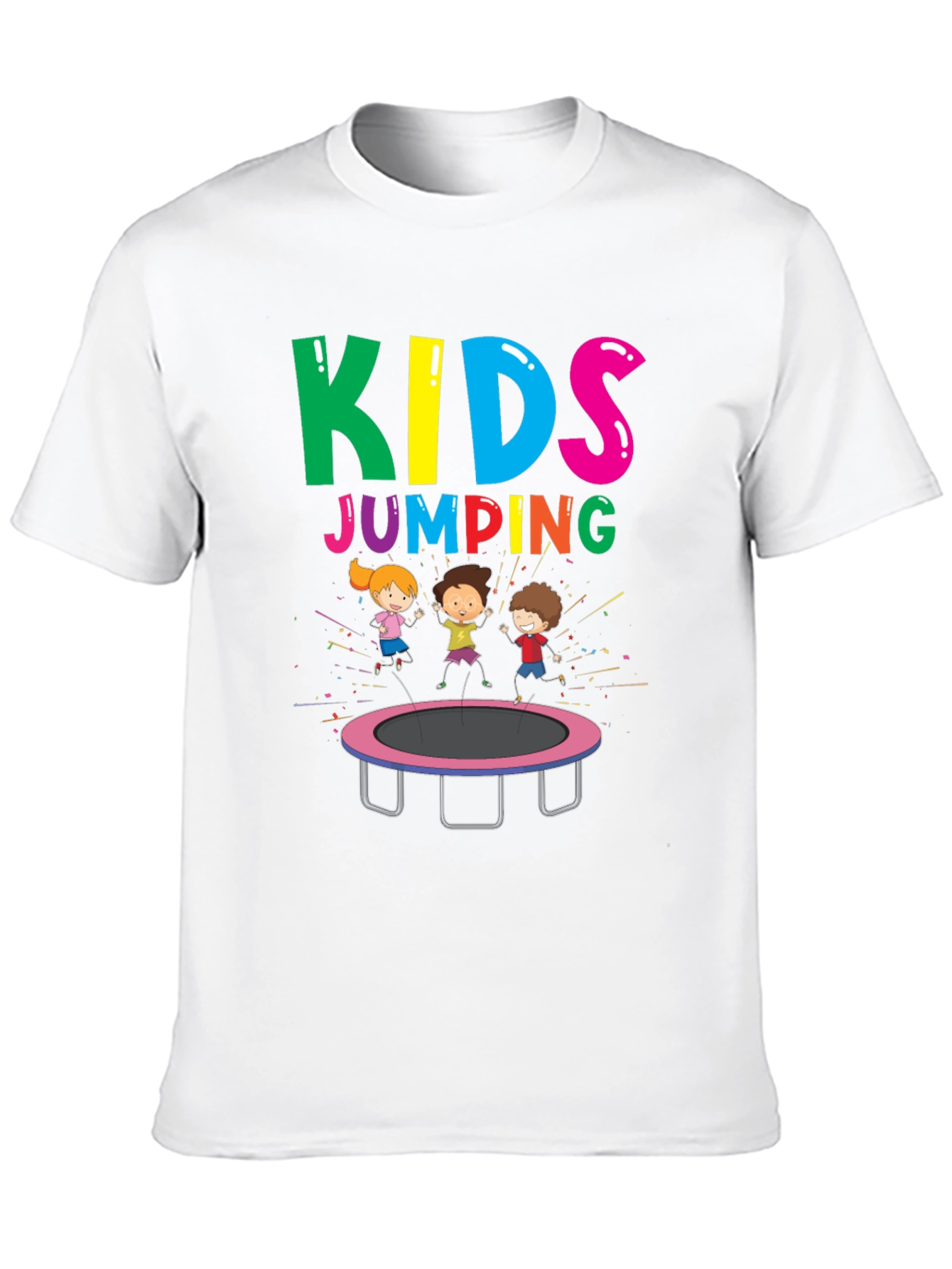 Kids Jumping T-Shirt - Fun Graphic Tee