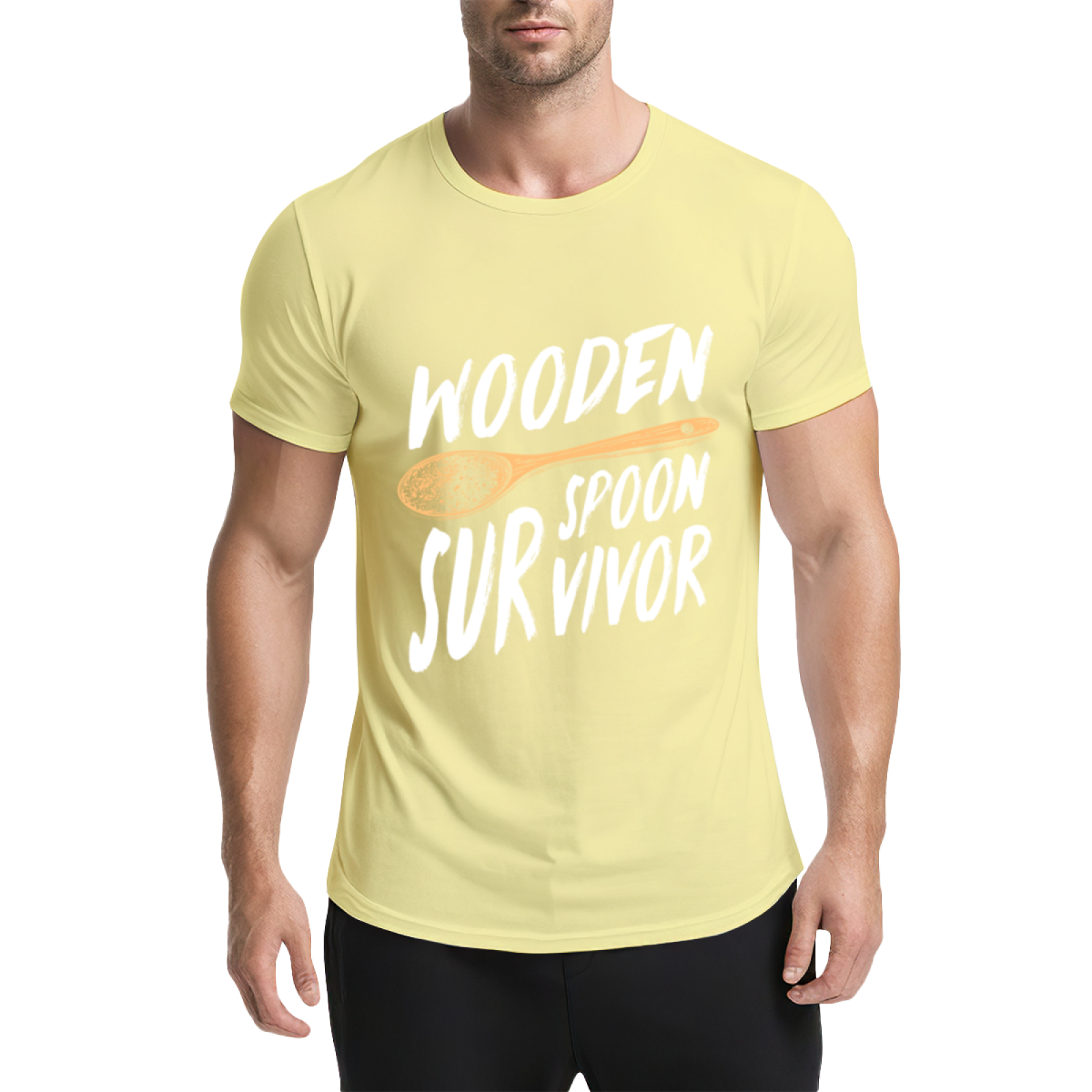 Funny Wooden Spoon Survivor Asian Family Joke Tee