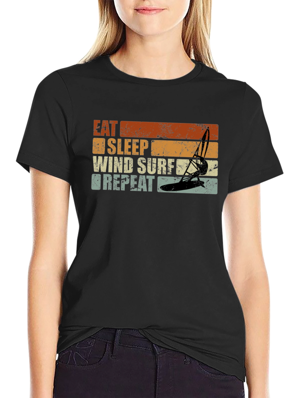 Eat Sleep Wind Surf Repeat T-Shirt