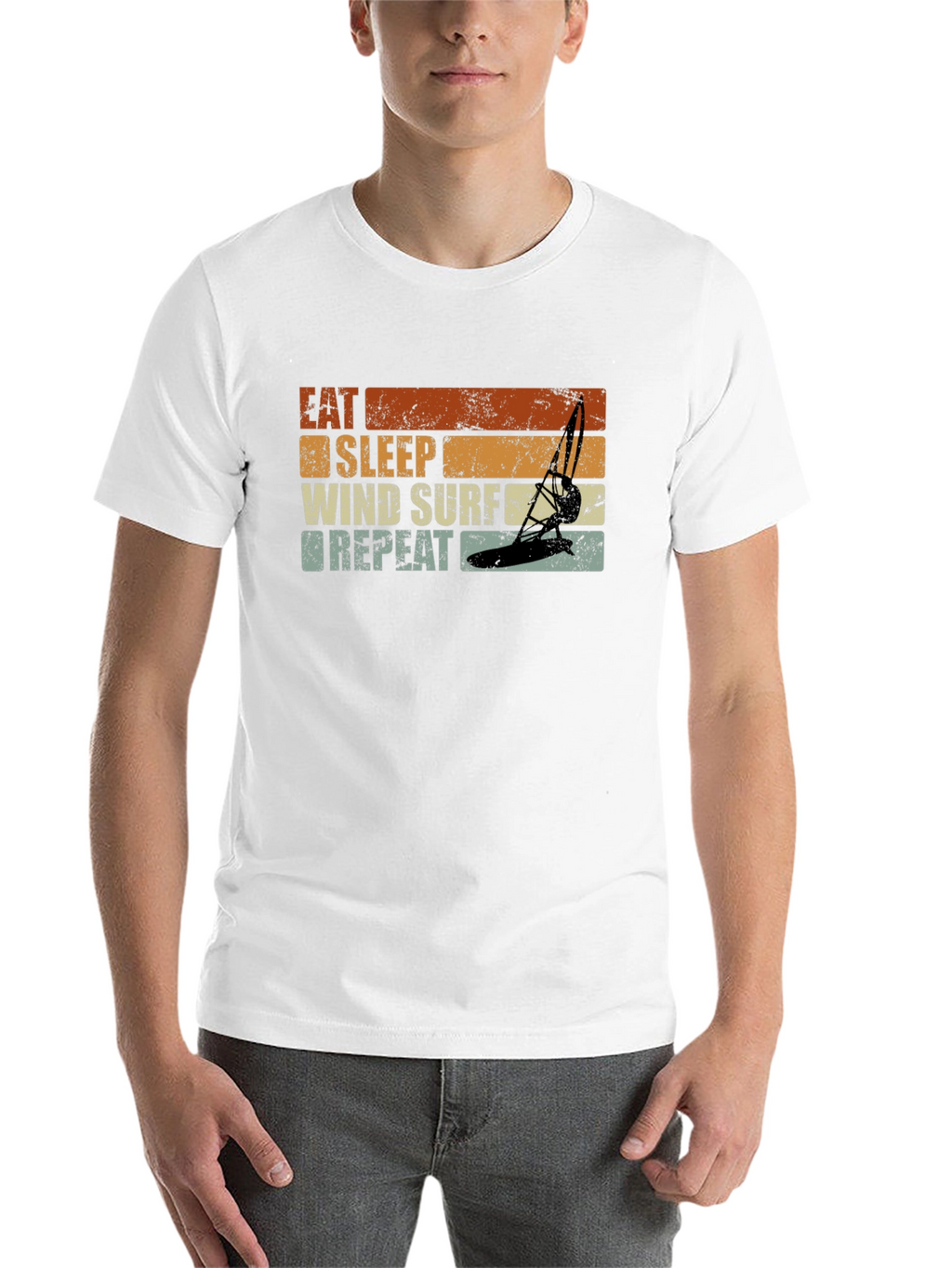 Eat Sleep Wind Surf Repeat T-Shirt