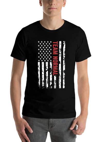 Team Normal American Flag Graphic Tee