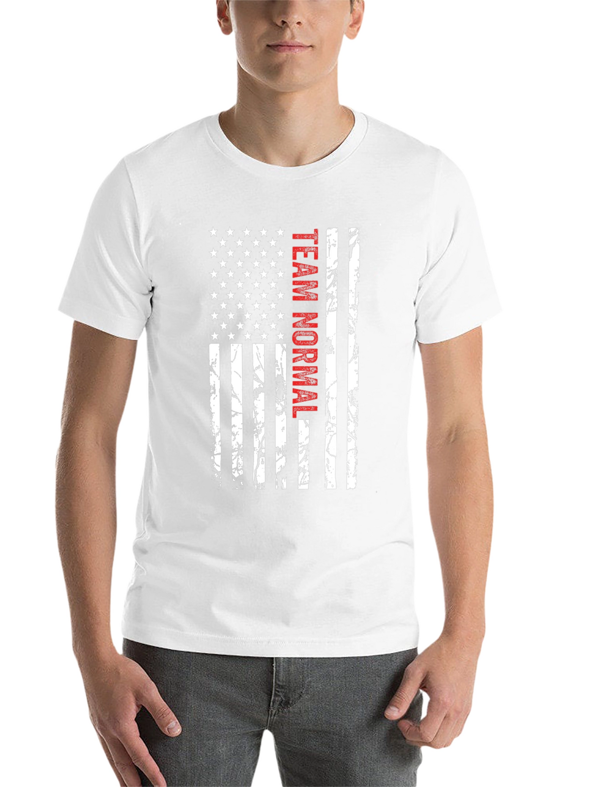 Team Normal American Flag Graphic Tee