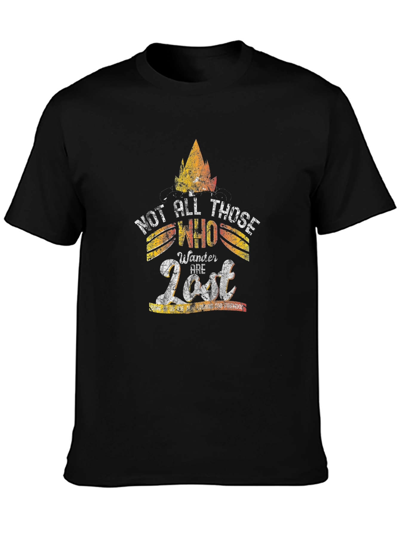 Wanderlust T-Shirt - Not All Those Who Wander Are Lost