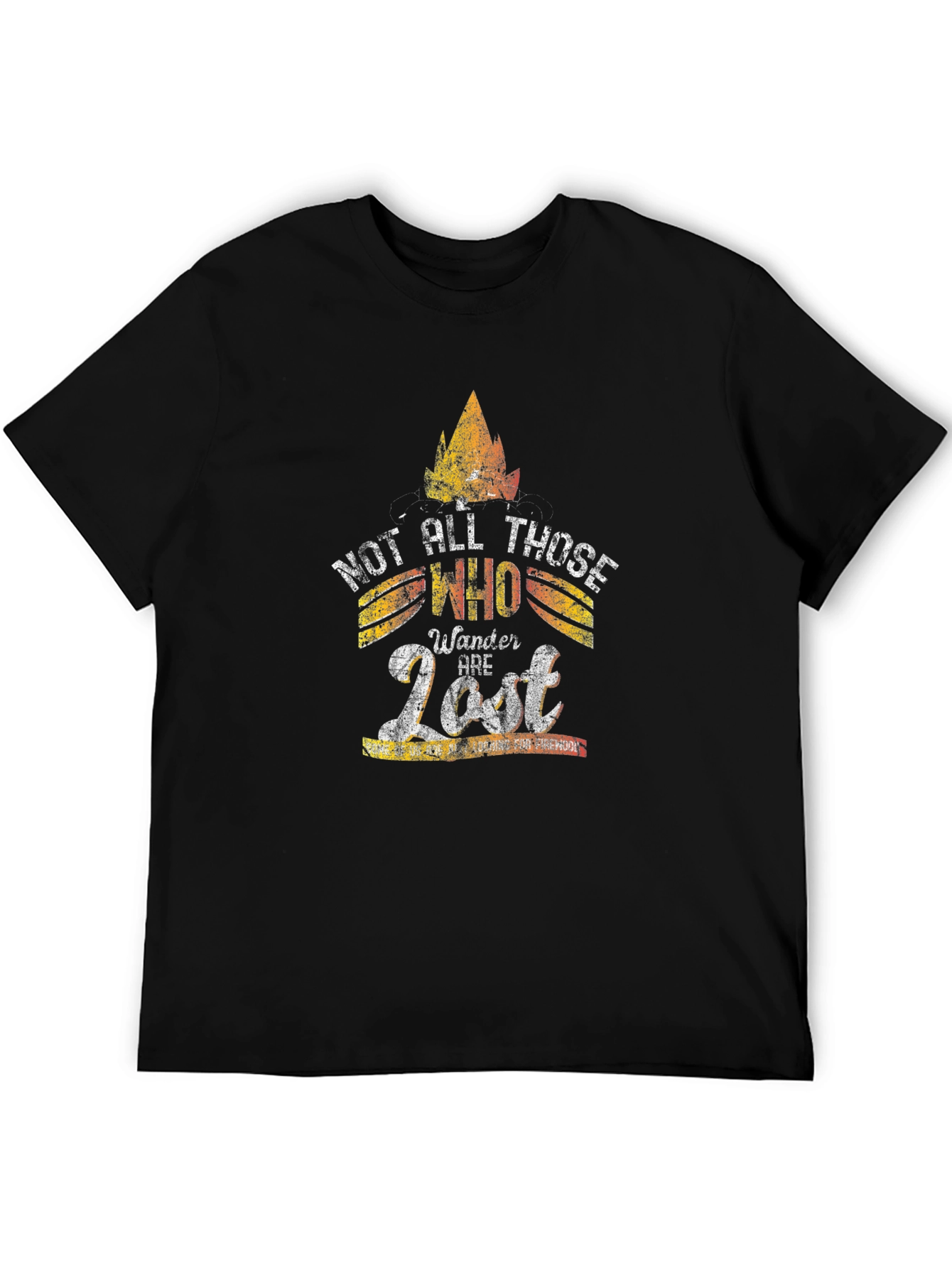 Wanderlust T-Shirt - Not All Those Who Wander Are Lost