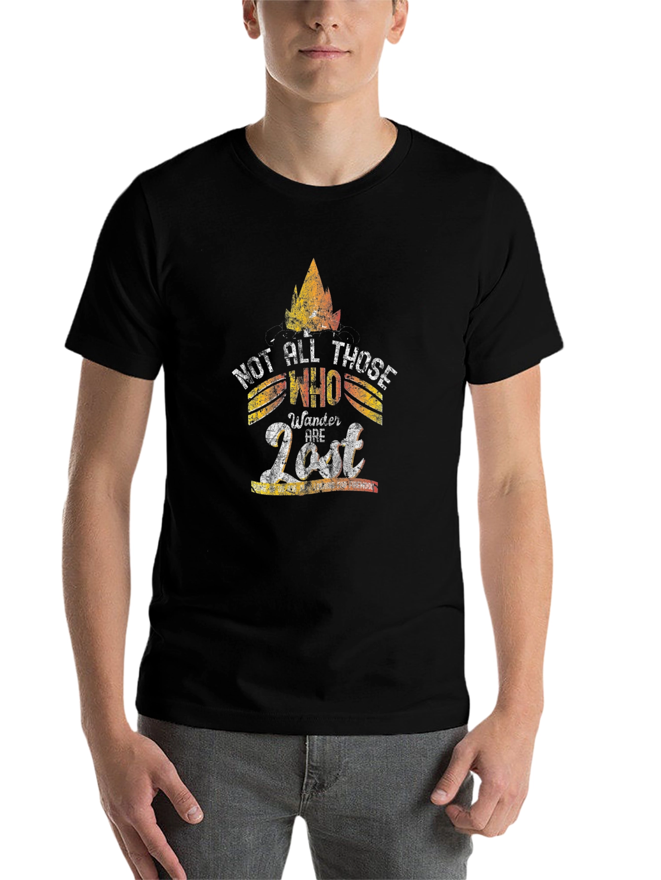 Wanderlust T-Shirt - Not All Those Who Wander Are Lost