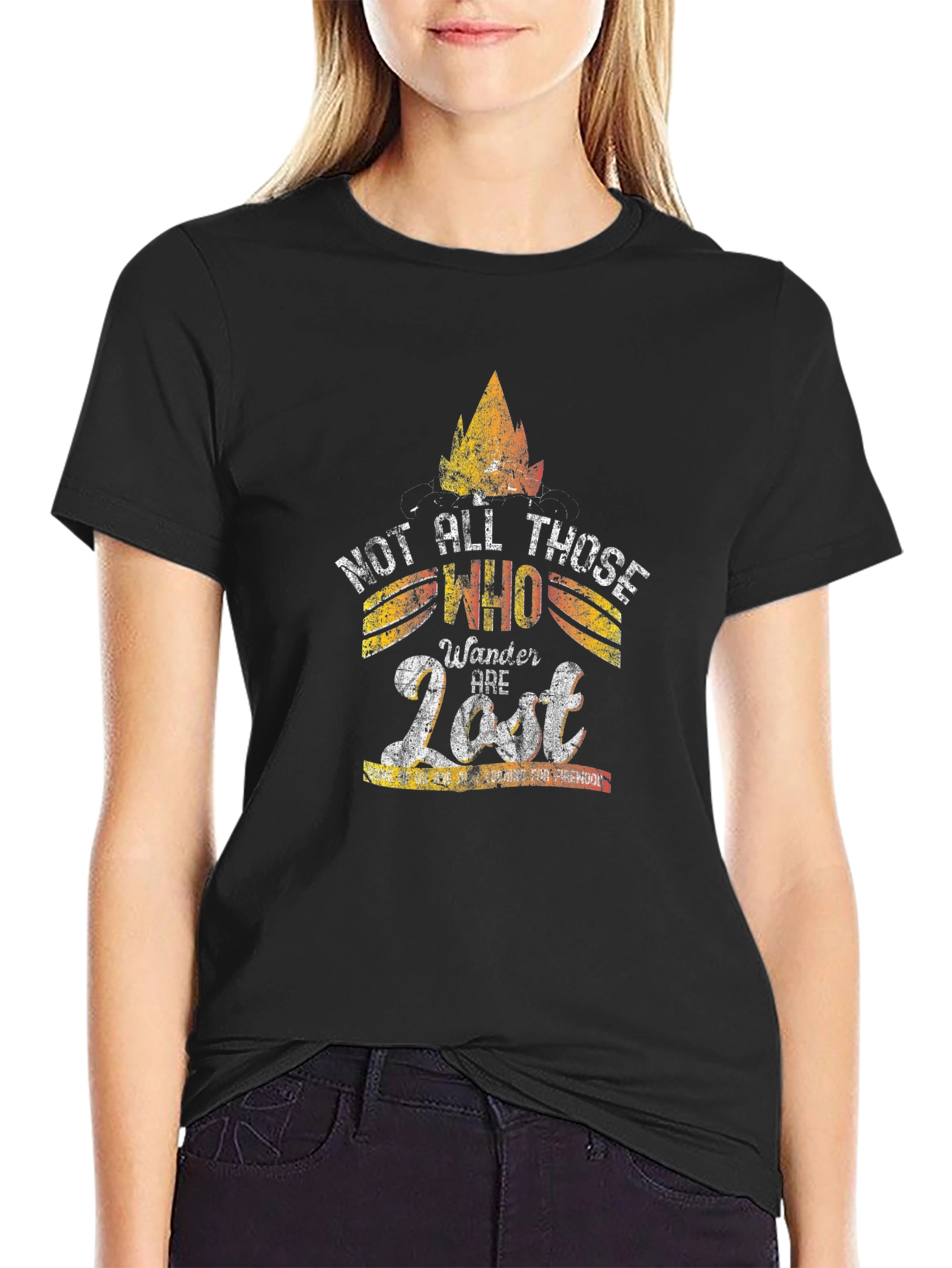 Wanderlust T-Shirt - Not All Those Who Wander Are Lost