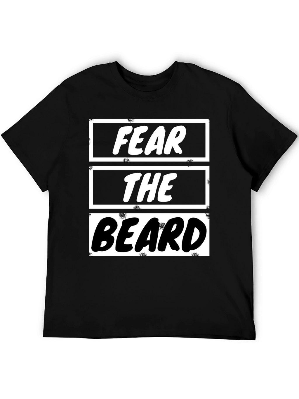 Fear the Beard Graphic Tee - Mens Black T-Shirt