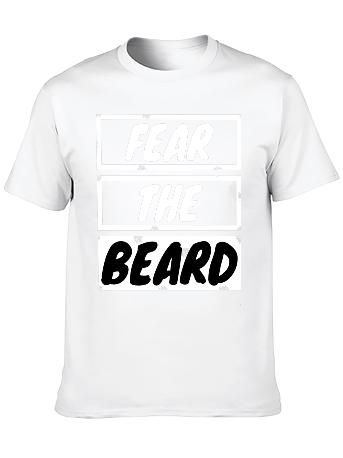 Fear the Beard Graphic Tee - Mens Black T-Shirt