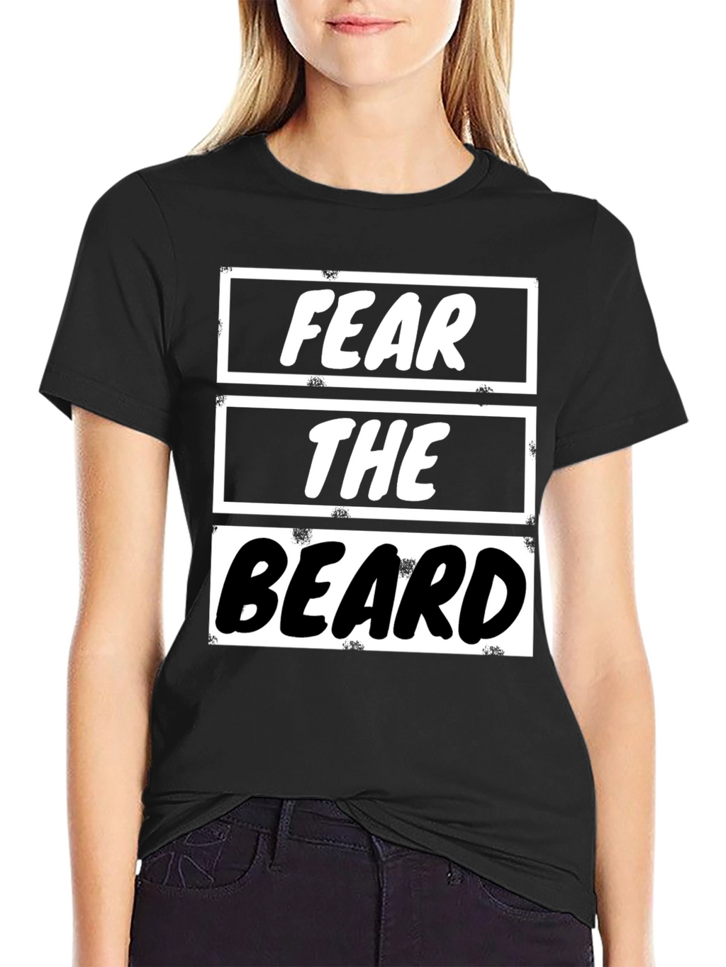 Fear the Beard Graphic Tee - Mens Black T-Shirt