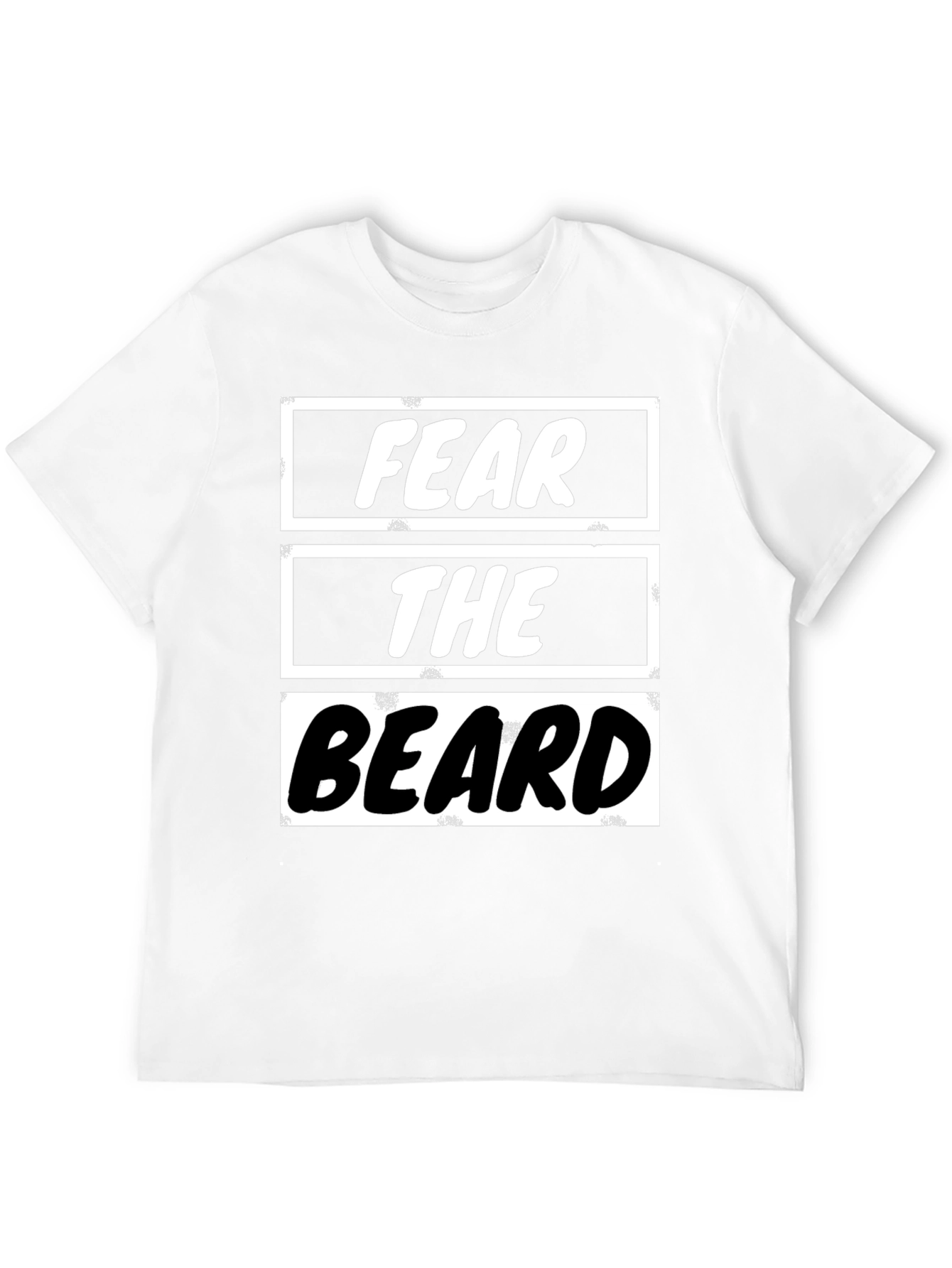 Fear the Beard Graphic Tee - Mens Black T-Shirt