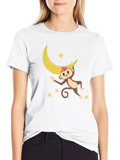 Monkey & Banana Moon Graphic T-Shirt