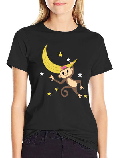 Monkey & Banana Moon Graphic T-Shirt