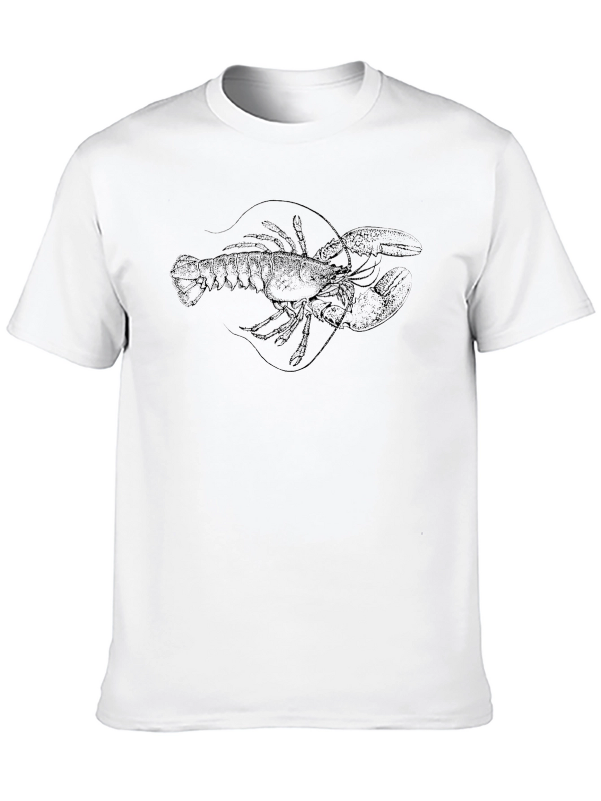 Lobster Graphic Black T-Shirt
