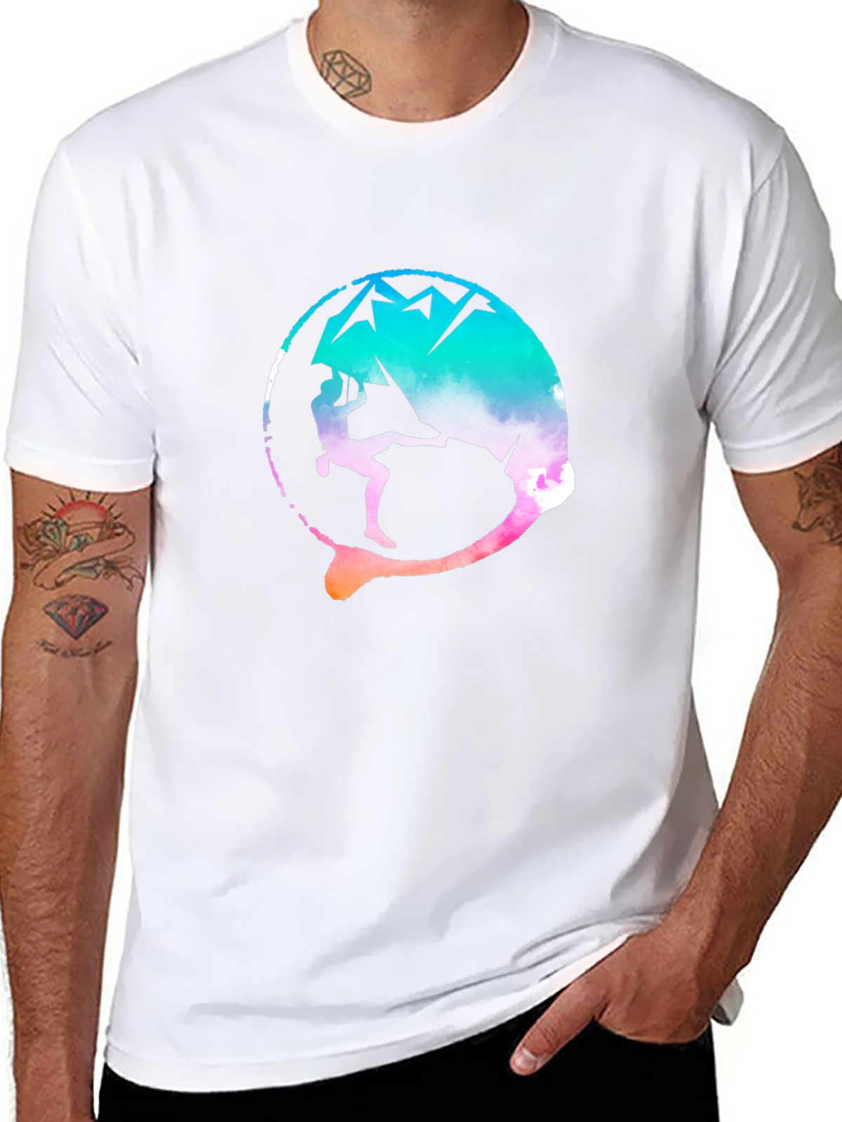 Colorful Climbing T-Shirt