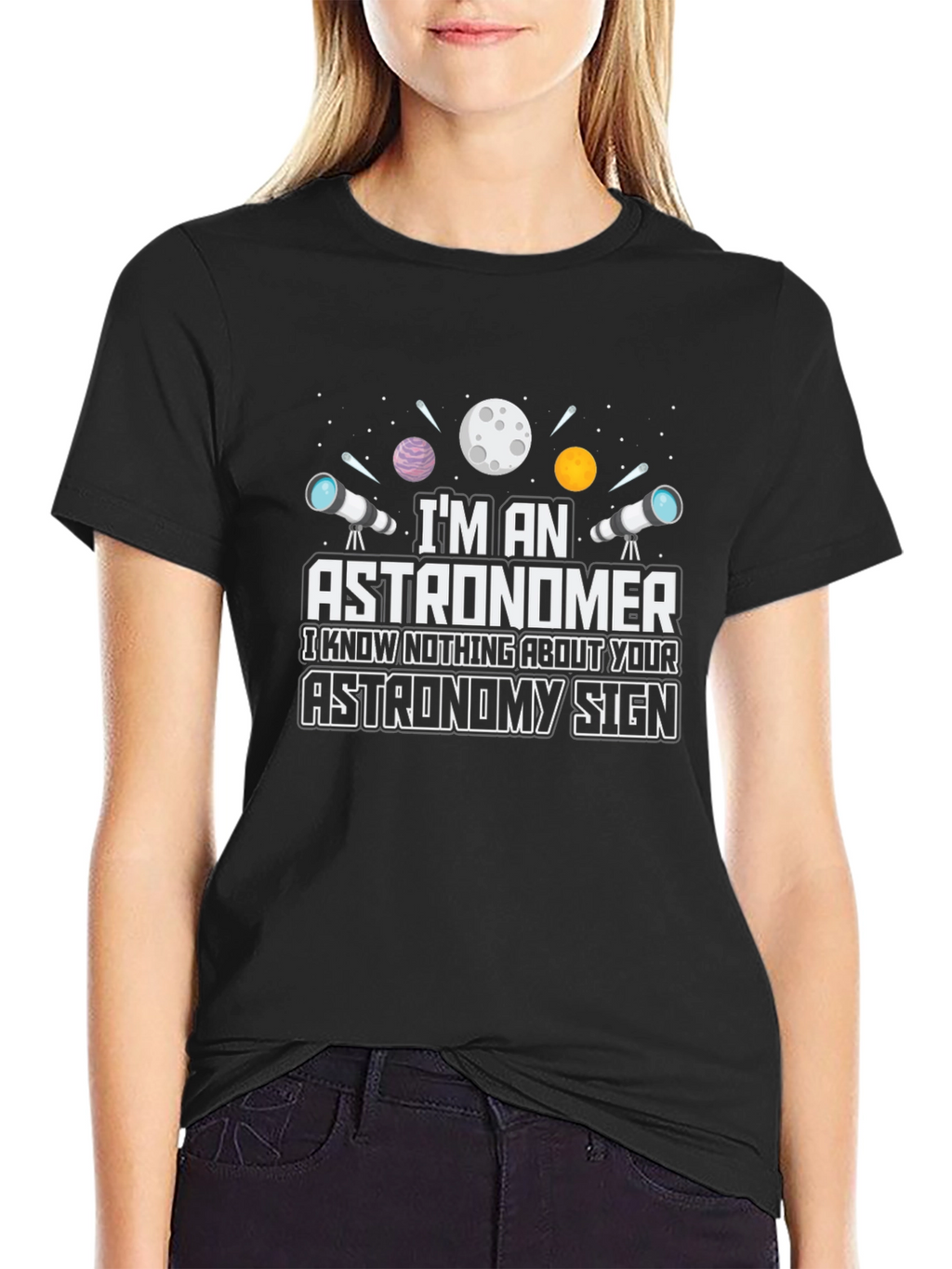 Astronomer T-Shirt - Funny Astronomy Sign Tee