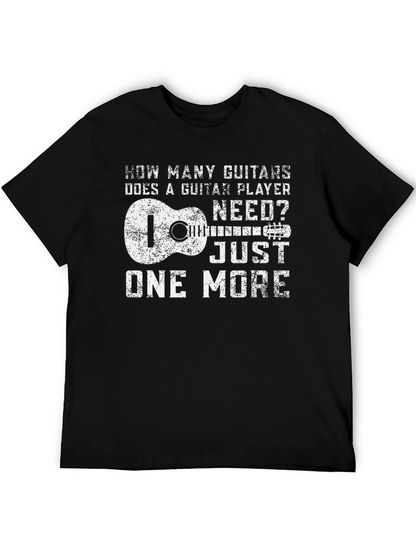 Guitar Player T-Shirt: How Many Guitars?