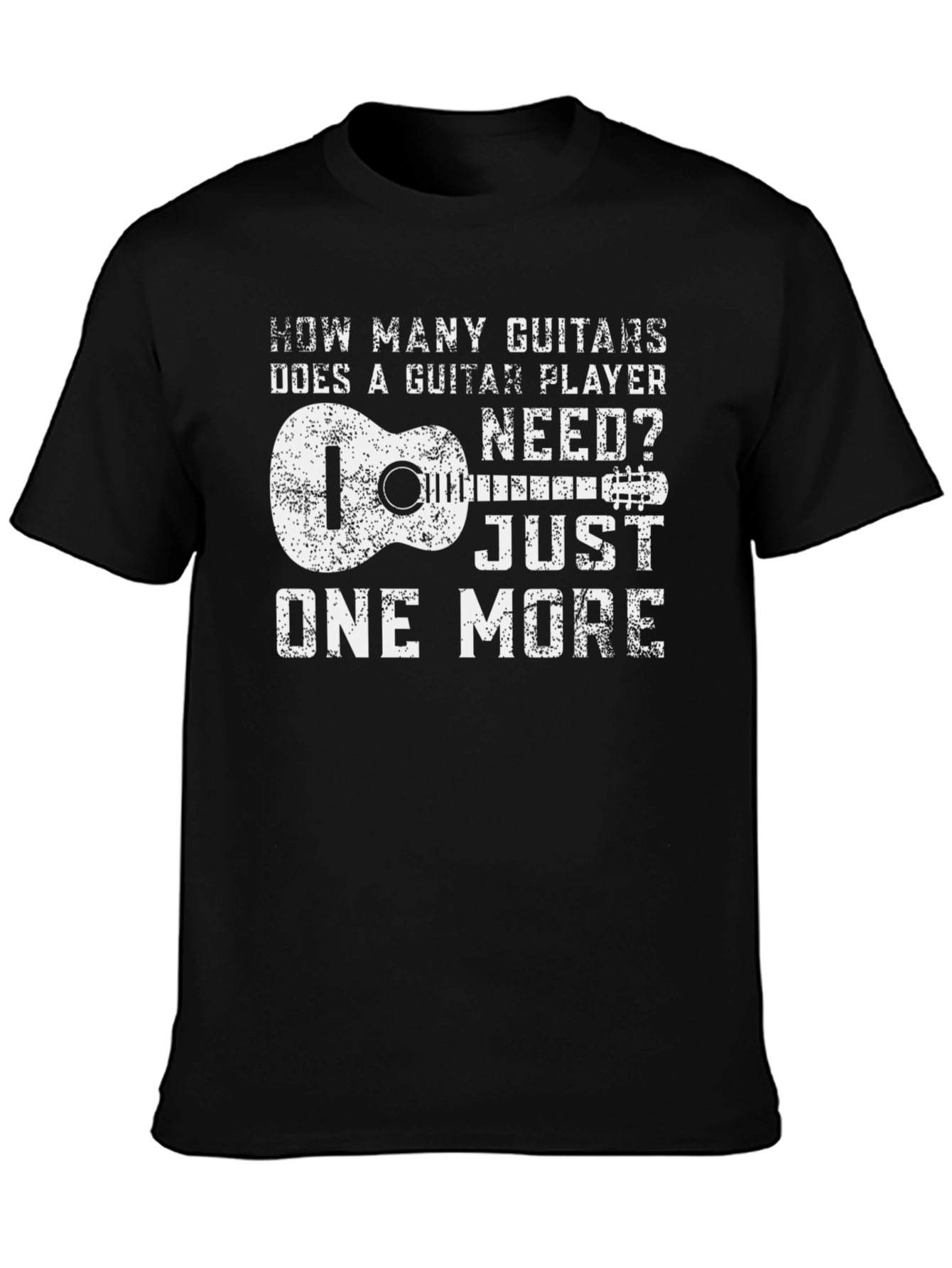 Guitar Player T-Shirt: How Many Guitars?