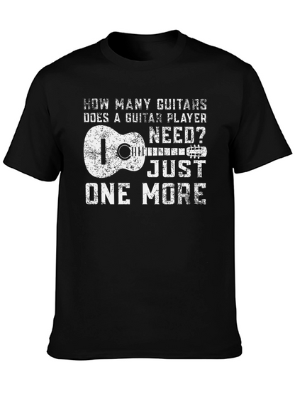 Guitar Player T-Shirt: How Many Guitars?