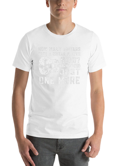 Guitar Player T-Shirt: How Many Guitars?