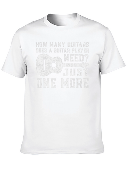 Guitar Player T-Shirt: How Many Guitars?