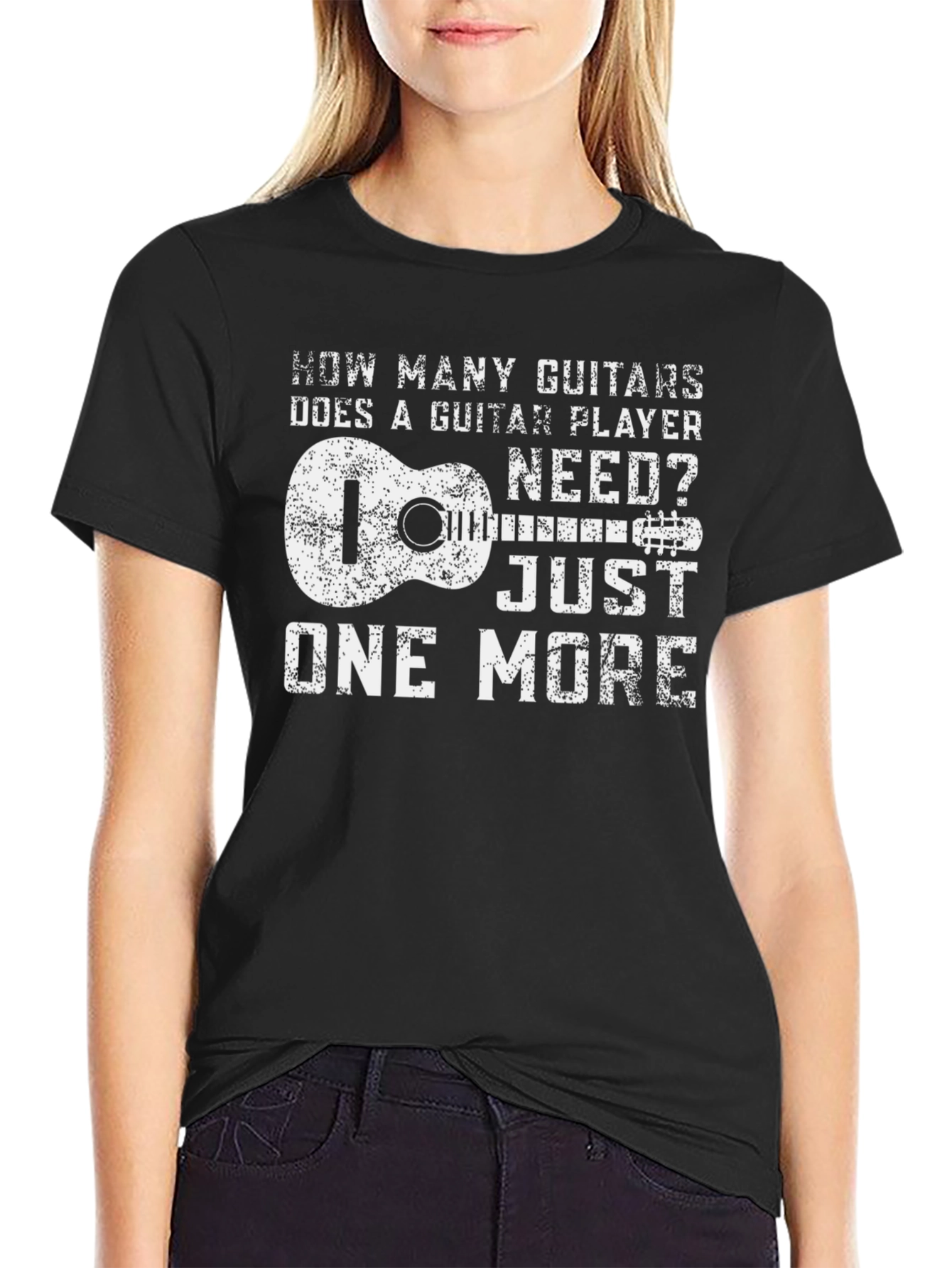 Guitar Player T-Shirt: How Many Guitars?