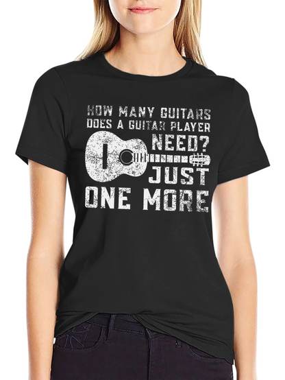 Guitar Player T-Shirt: How Many Guitars?
