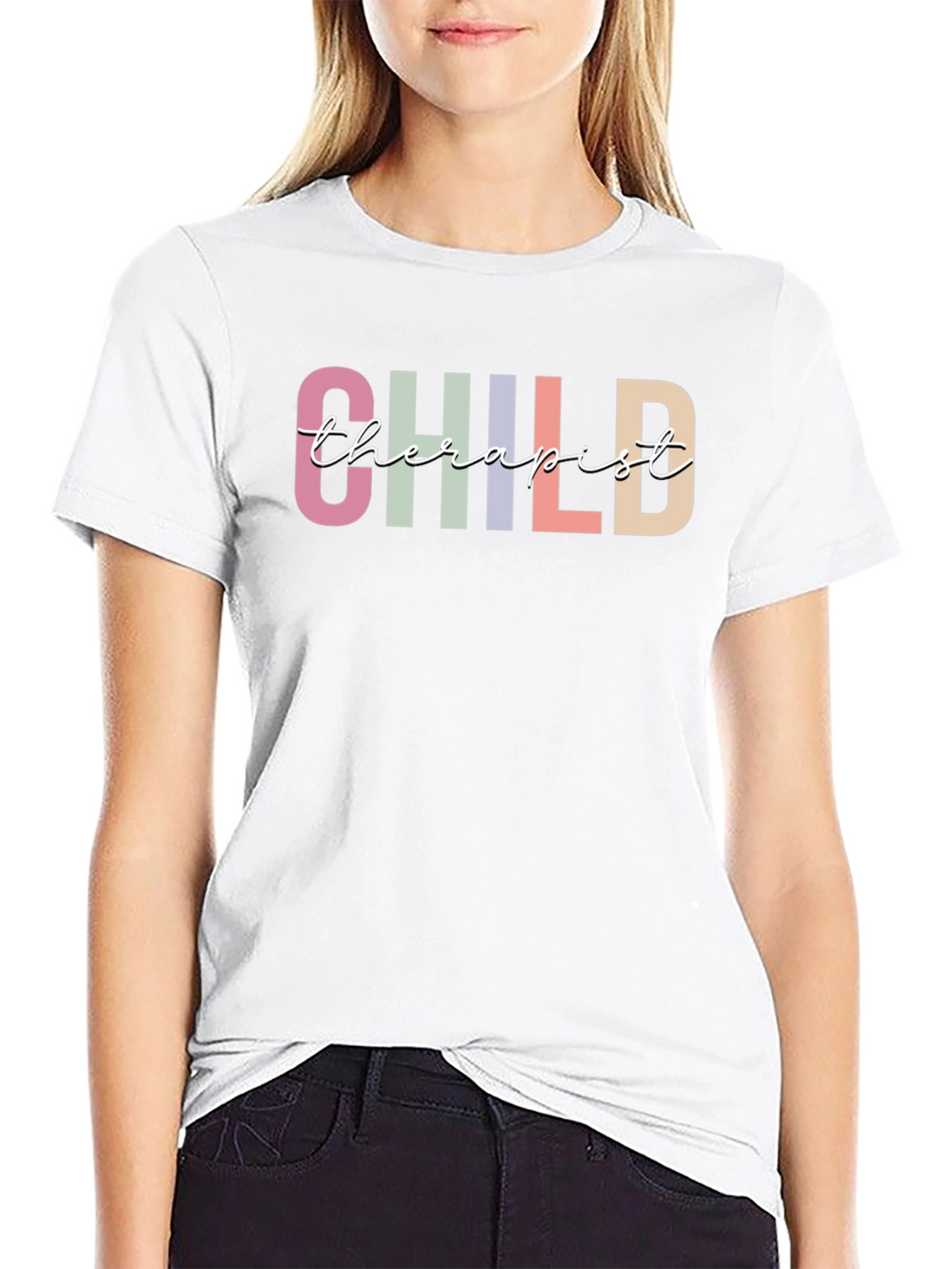 Child Therapist Graphic Tee - Soft Cotton Casual Top