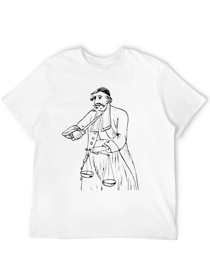Justice Scale Graphic T-Shirt - Mens