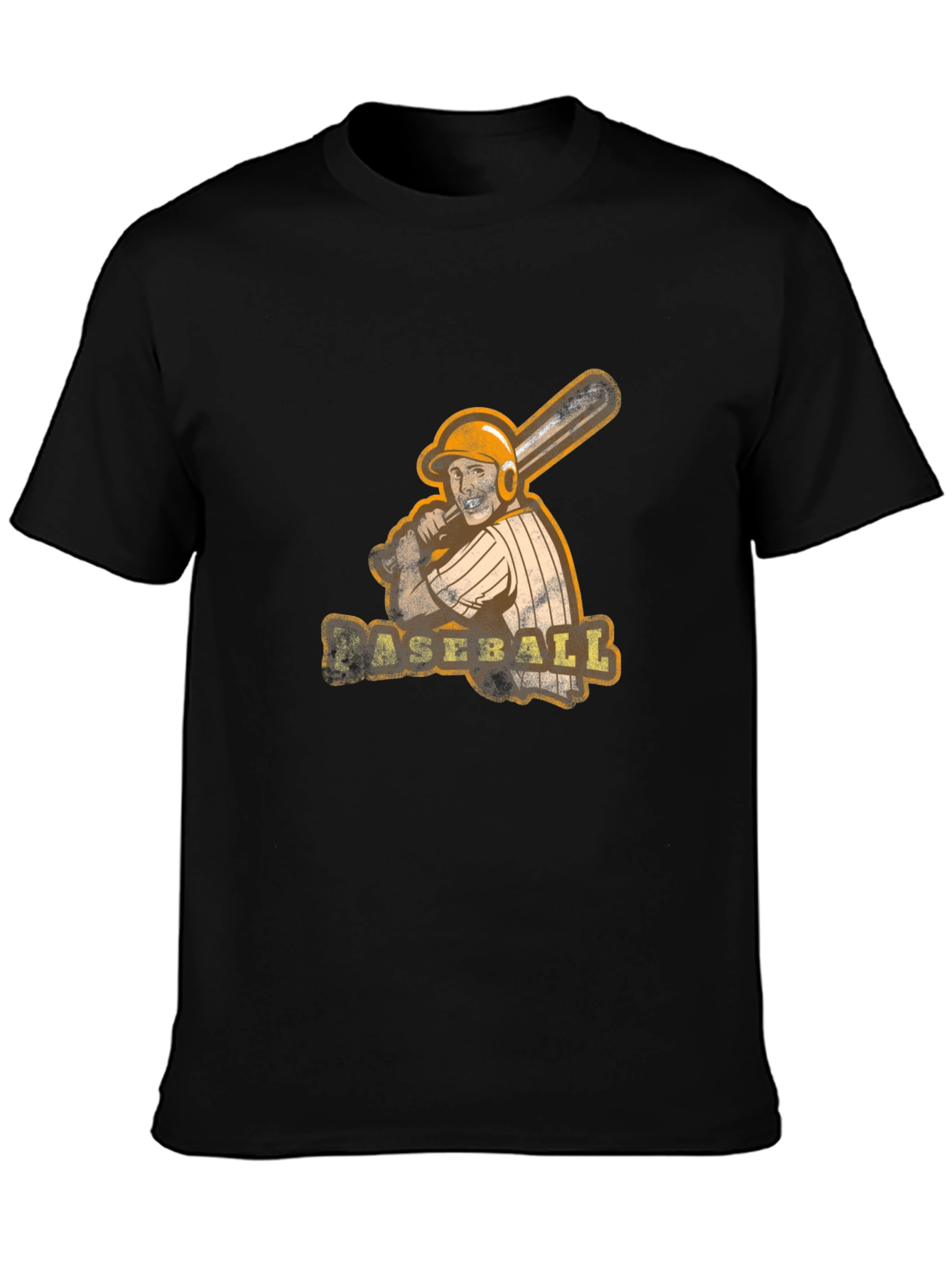 Baseball Graphic T-Shirt - Vintage Style Mens Tee
