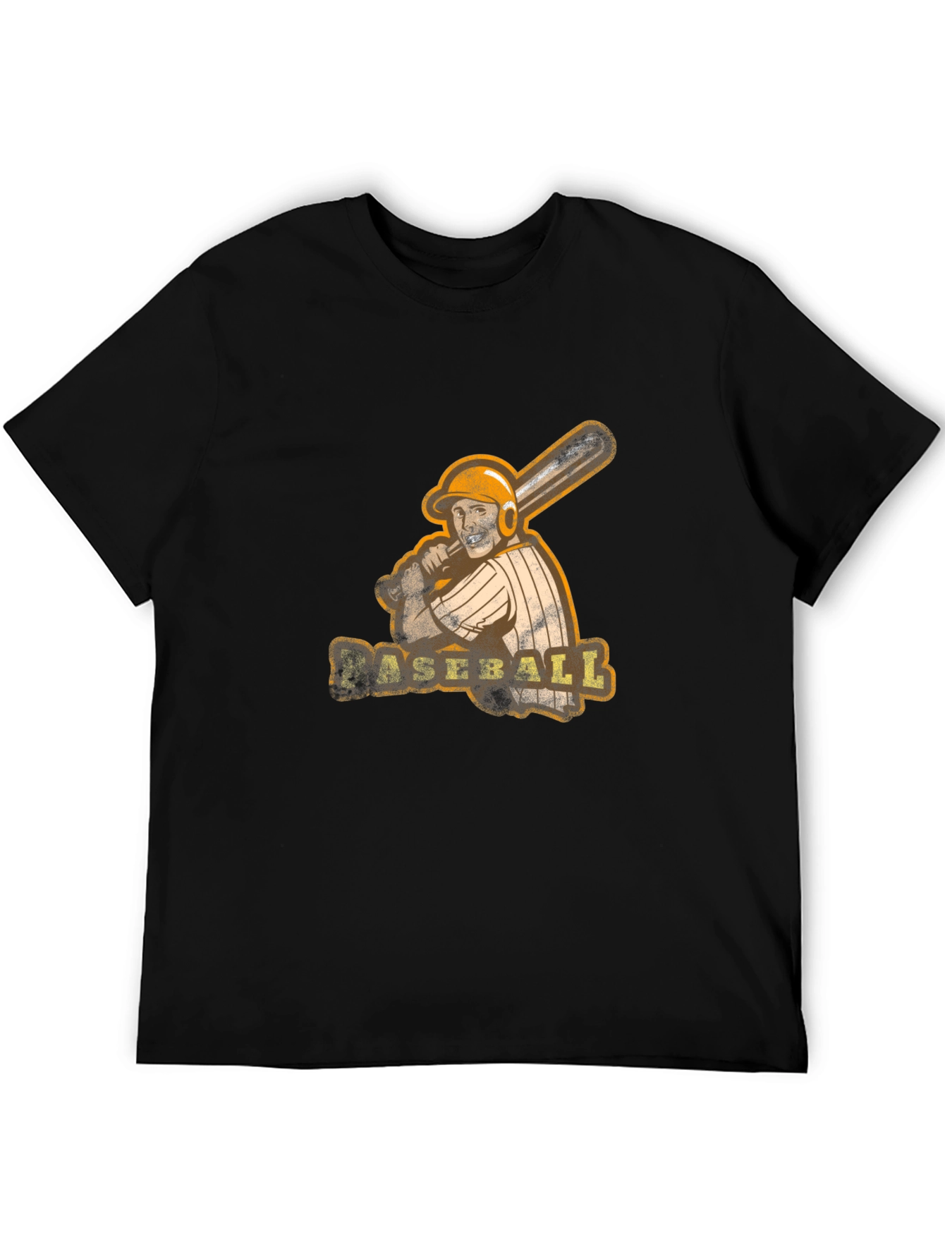 Baseball Graphic T-Shirt - Vintage Style Mens Tee