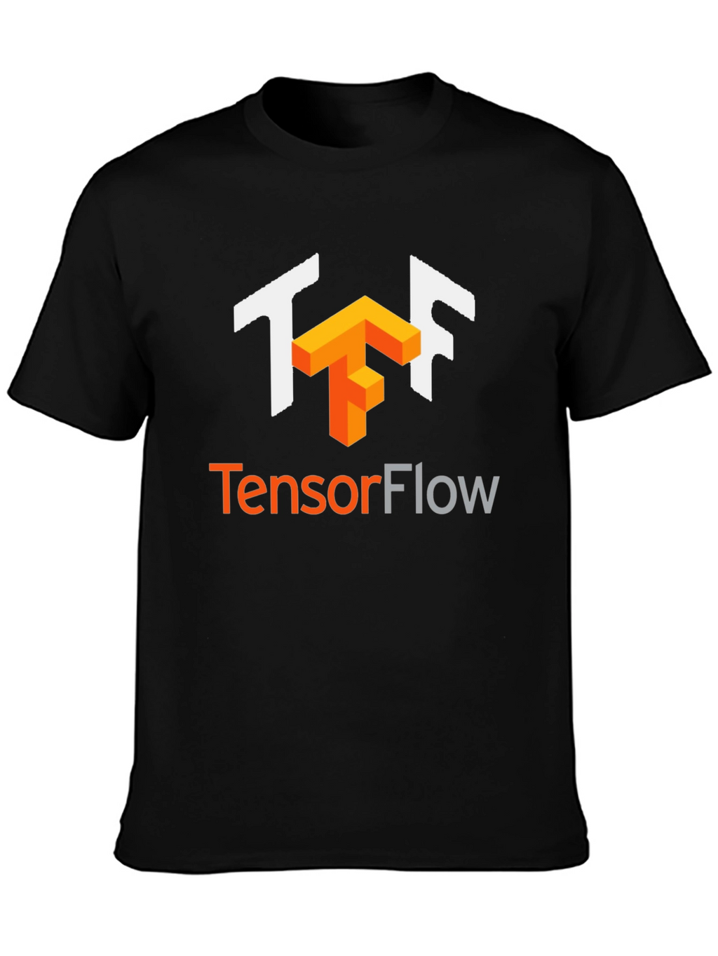 TensorFlow Black T-Shirt - Developer Apparel