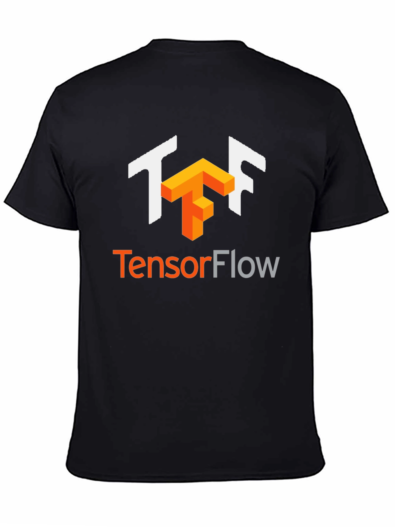 TensorFlow Black T-Shirt - Developer Apparel