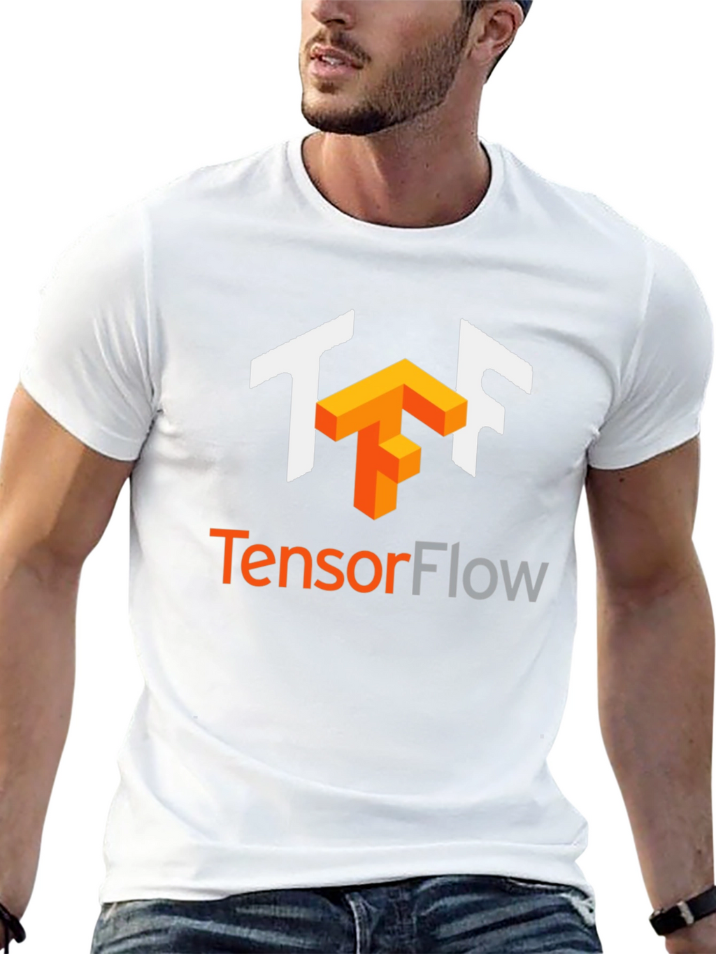 TensorFlow Black T-Shirt - Developer Apparel