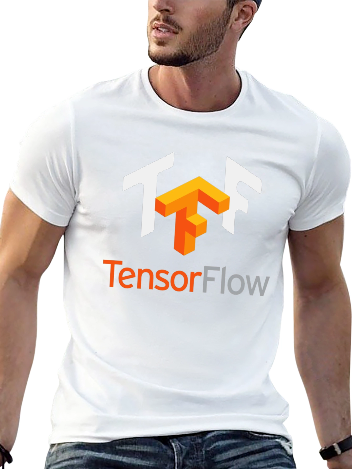 TensorFlow Black T-Shirt - Developer Apparel
