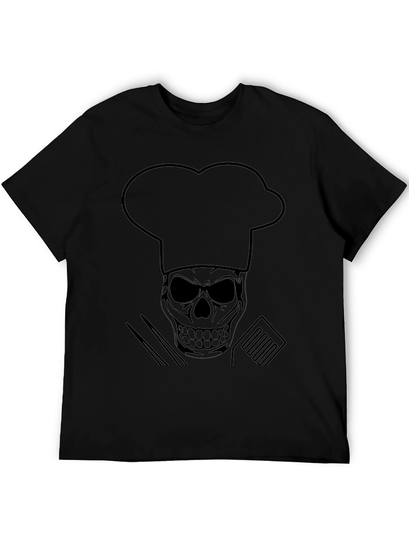 Chef Skull T-Shirt - Culinary Skeleton Tee