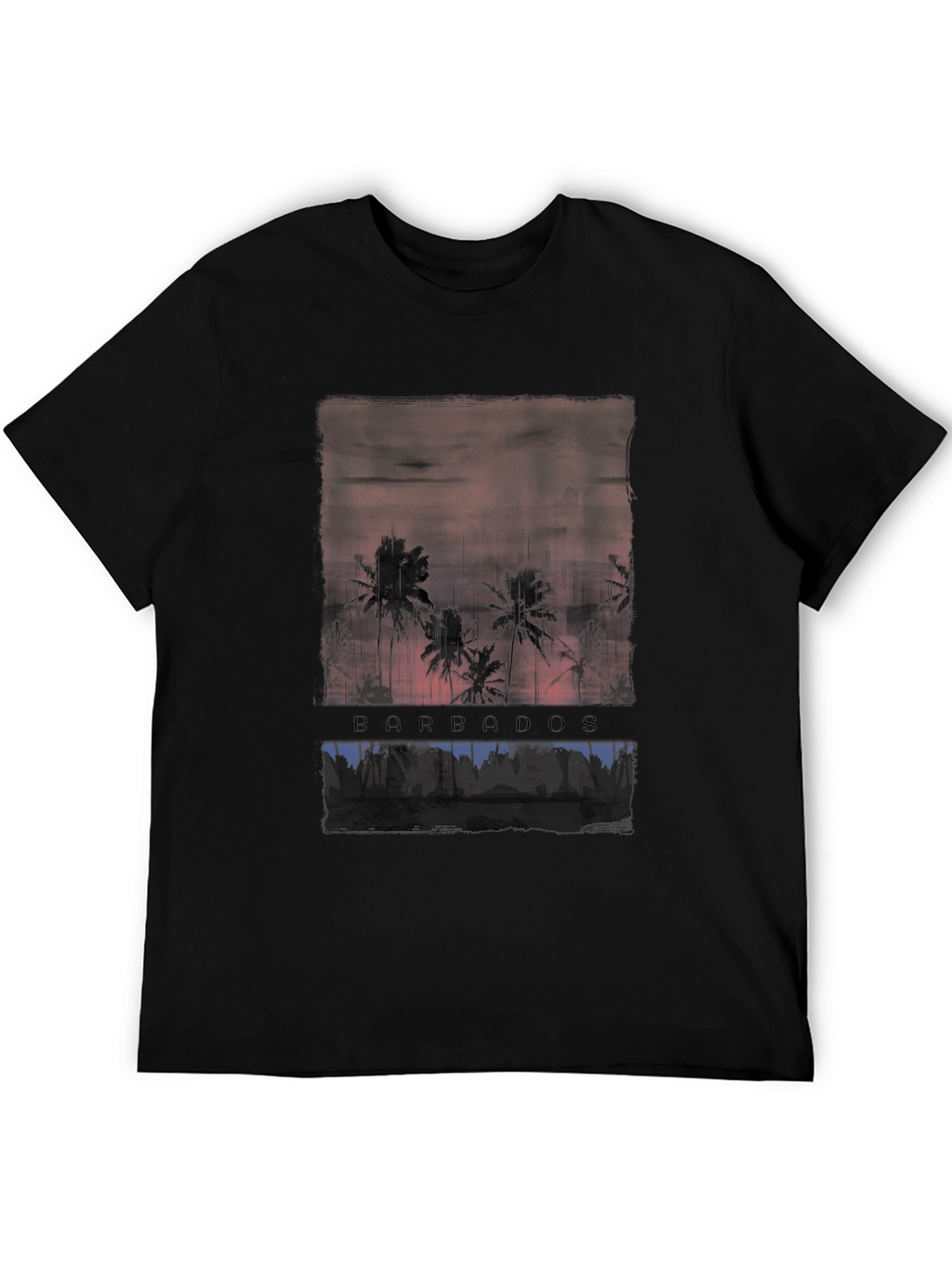 Barbados Sunset Graphic T-Shirt