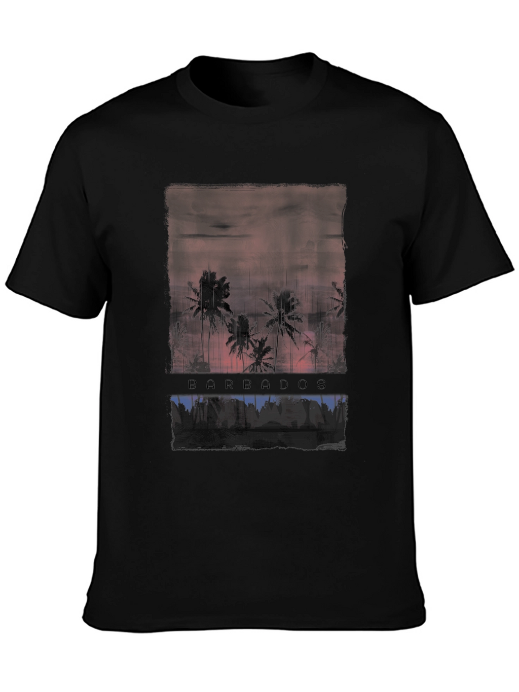 Barbados Sunset Graphic T-Shirt