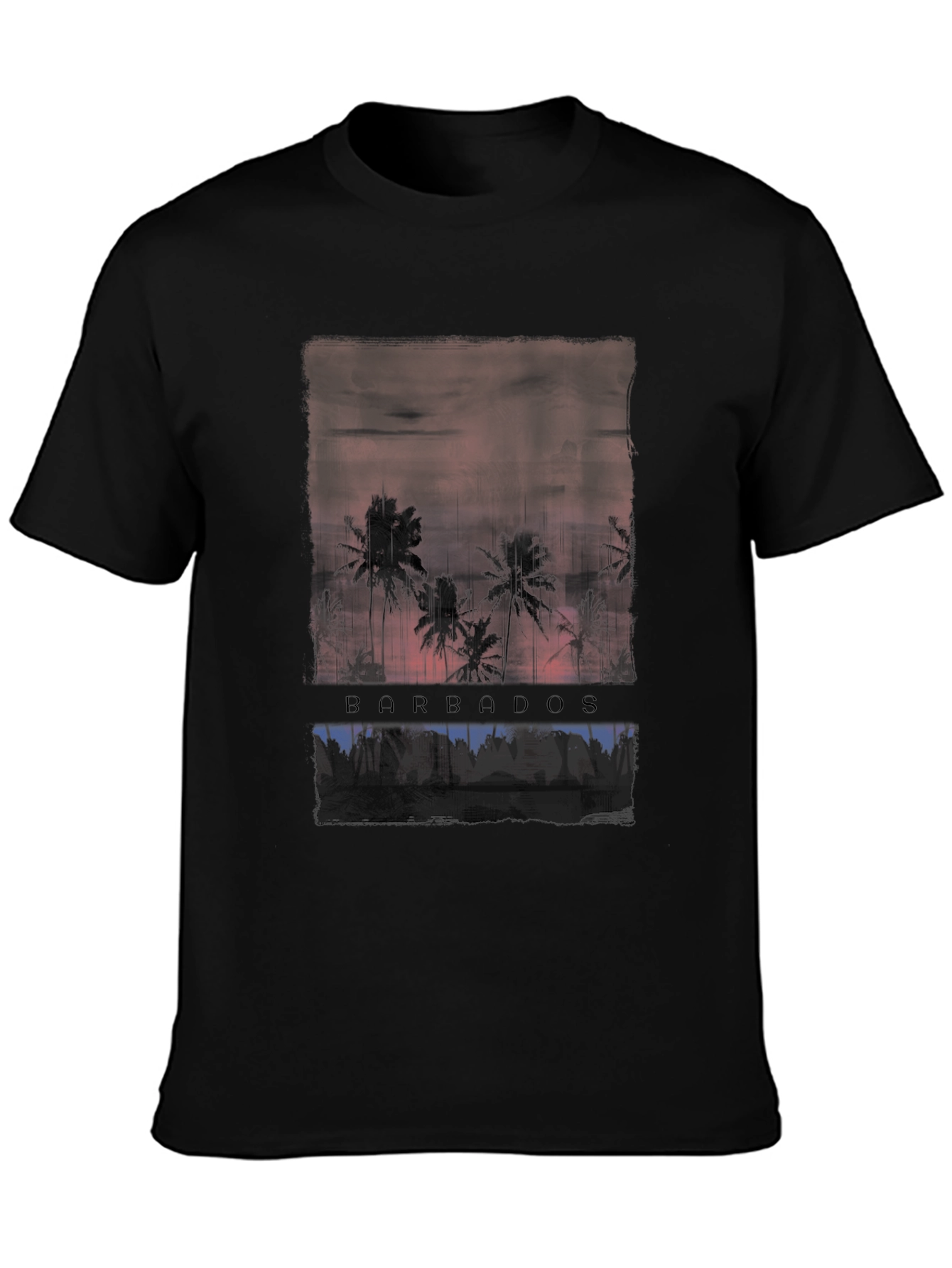 Barbados Sunset Graphic T-Shirt