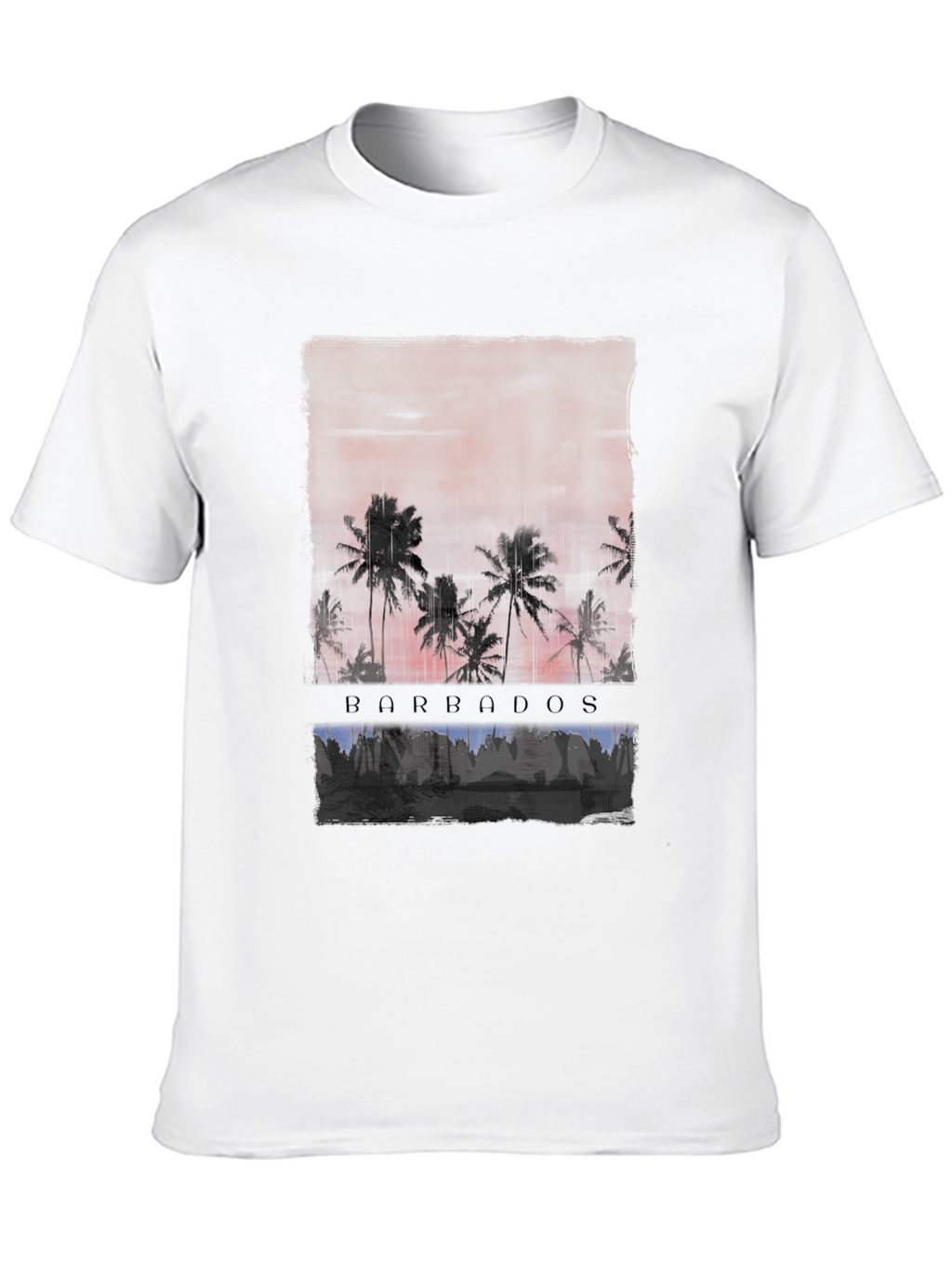 Barbados Sunset Graphic T-Shirt