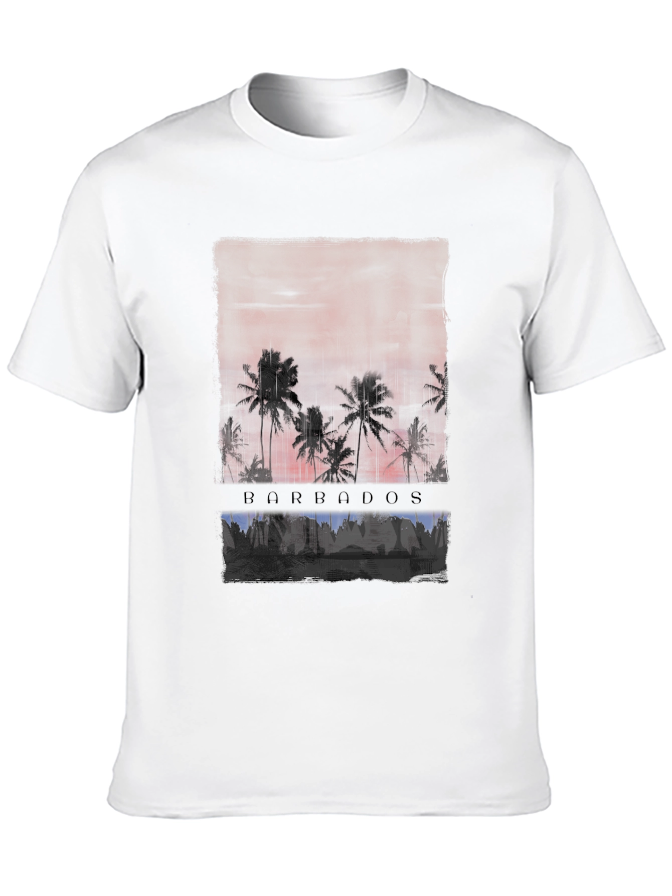 Barbados Sunset Graphic T-Shirt