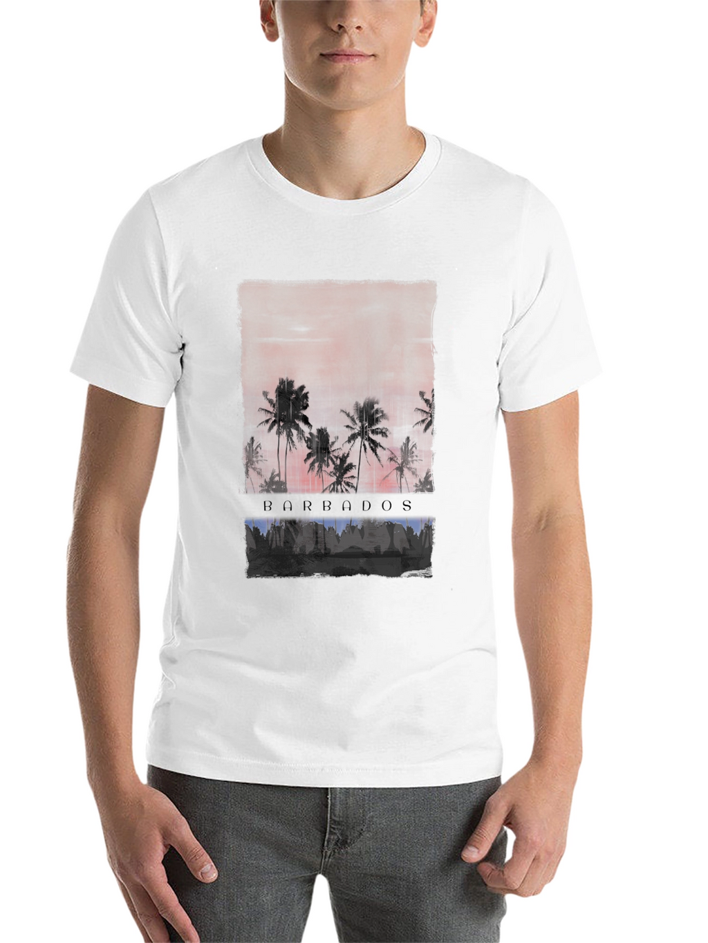 Barbados Sunset Graphic T-Shirt
