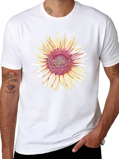 Sunflower Queen Black T-Shirt